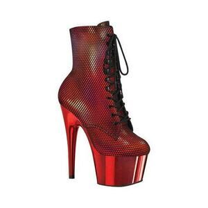 pleasers adore holographic platform mid-calf boot size 8